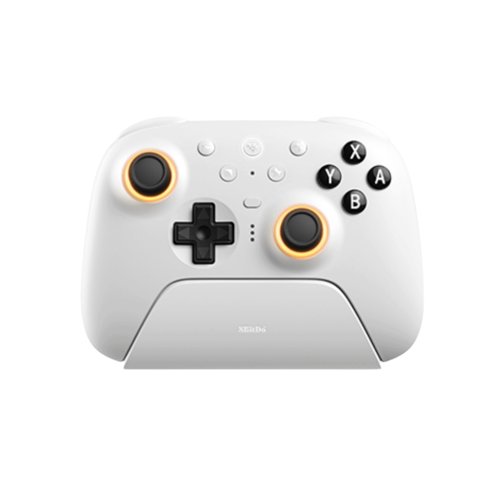 จอยเกมไร้สาย 8BITDO (80ND) ULTIMATE 2 BLUETOOTH & 2.4G สีขาว